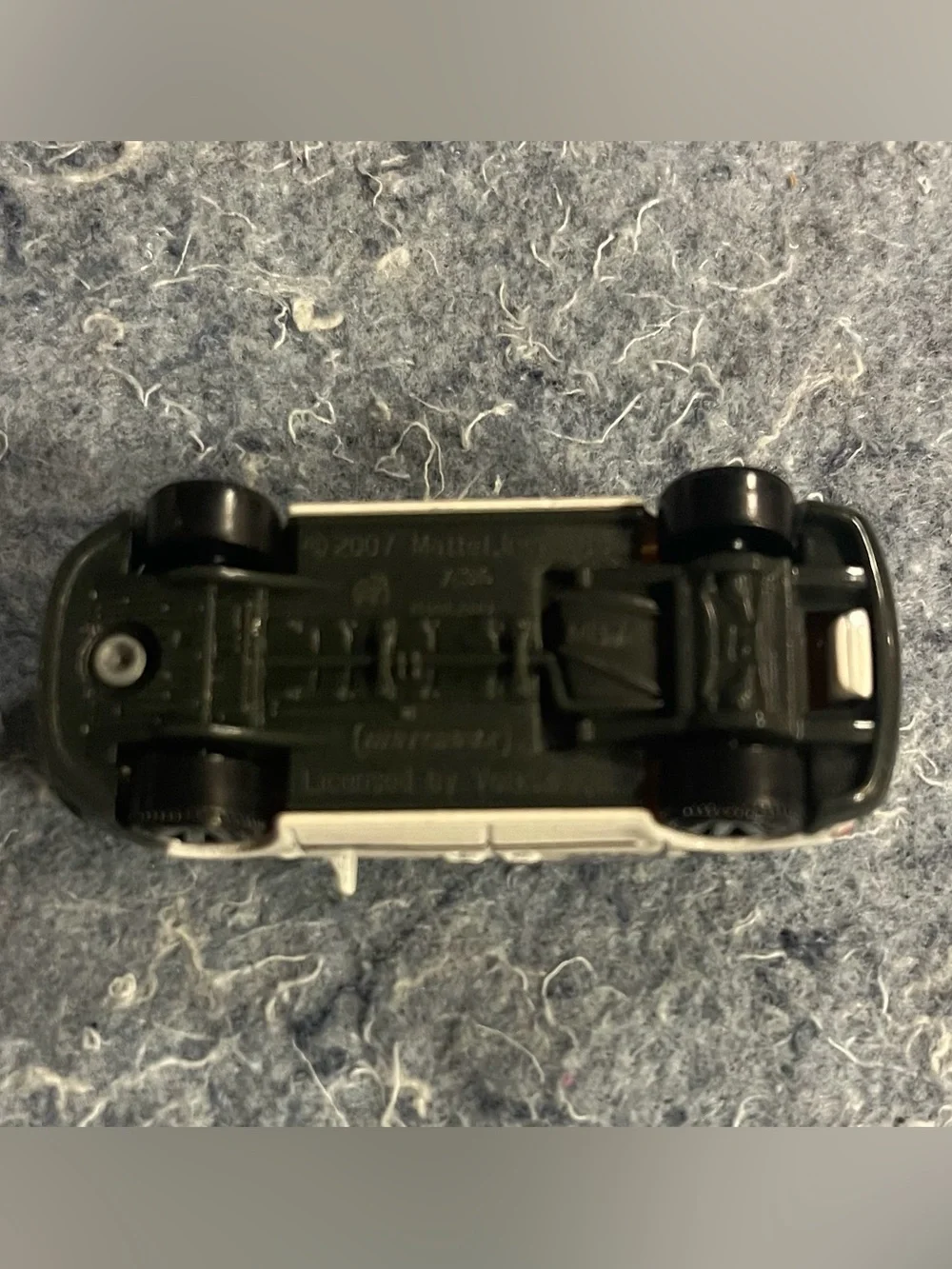 Matchbox VW Volkswagen Caddy Van Genuine Parts White Body Car)